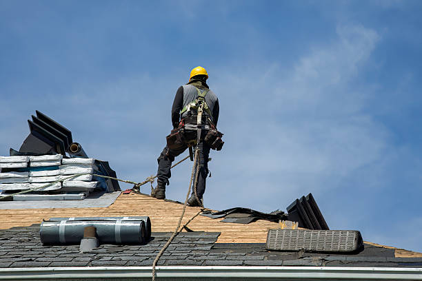 Professional Roof Installation technician working in Newcomerstown, OH